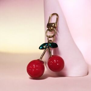Cherry Red Keychain